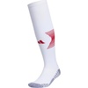 White/Team Power Red/4/Sock