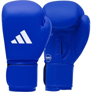 ADIDAS Amateur Competition Boxing and Kickboxing Gloves, USA Boxing Approved and IBA Approved(Blue)