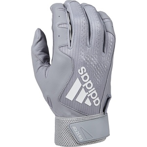 Adidas Adizero 4.0 Adult Leather Batting Glove(Gray)