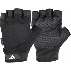 Adidas Aeroready Performance Weightlifting Gloves, Fingerless Workout Gloves(Black)