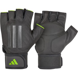 Adidas Elite Training & Weightlifting Gloves, Fingerless Workout Gloves(Green)