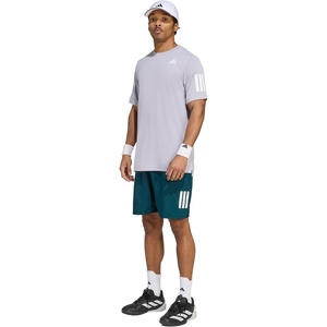 Adidas Mens Club Tennis Climacool 3-Stripes Shorts(Aurora Ivy)