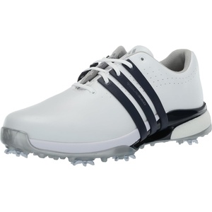 Adidas Mens Tour360 24 Golf Shoes(Footwear White/Collegiate Navy/Silver Metallic)