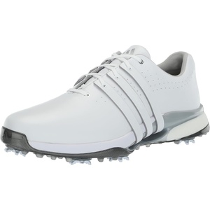 Adidas Mens Tour360 24 Golf Shoes(Footwear White/Silver Metallic)
