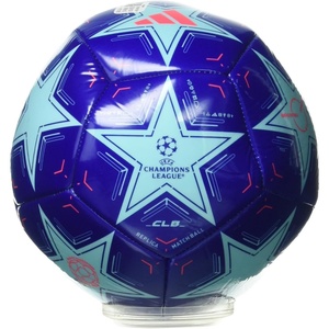 Adidas UEFA Champions League Soccer Ball(Clear Aqua/Lucid Blue/Turbo)