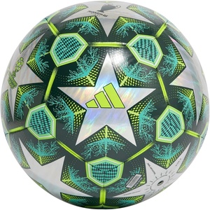 Adidas UEFA Champions League Soccer Ball(Multicolor/Shadow Green/Solar Slime/Traning)