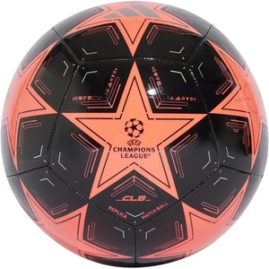 Adidas UEFA Champions League Soccer Ball(Turbo/Black/Silver Metallic)