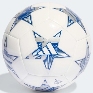 Adidas UEFA Champions League Soccer Ball(White/Iron Metallic/Shock Purple/Bright Cyan)