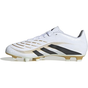 Adidas Unisex Club Firm Ground/Multi Ground(White/Black/Gold Metallic)
