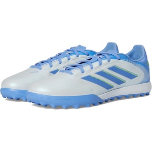 Adidas Unisex-Adult Copa Pure 3 League Turf(Halo Blue/Blue Fusion/Lucid Lemon)