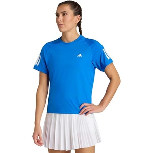 Adidas Womens Club Tennis Climacool 3-Stripes T-Shirt(Glory Blue)