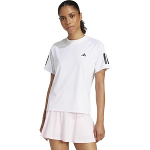Adidas Womens Club Tennis Climacool 3-Stripes T-Shirt(White)