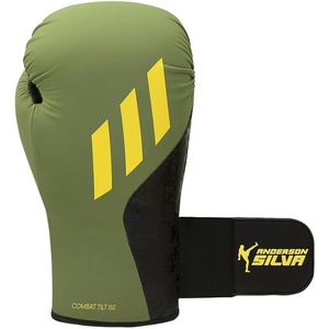 Adidas x Anderson Silva Tilt150 Boxing Gloves – Premium PU Shell, Enhanced Wrist Support, Optimal Punch Alignment for Men, Women, Kids, Boxing, Kickboxing, MMA, Punching Gloves, MMA Gloves(Orbit Green/Black/Yellow/Camo)