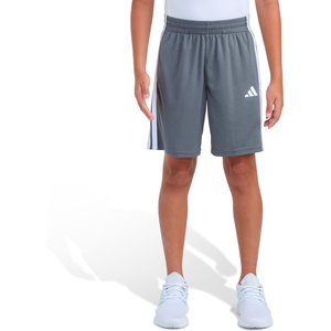 adidas 3-Stripe Mesh Athletic Shorts(Dark Grey)