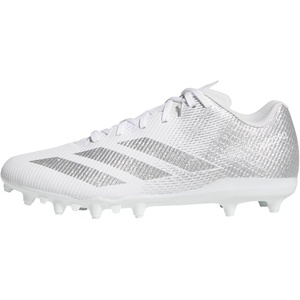 adidas Adizero Electric.2 Ii American Football Shoes(White/Silver Metallic/White)