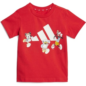 adidas Baby Disney Mickey Mouse T-Shirt(Pure Ruby/Off White)