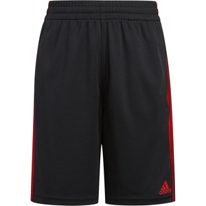 adidas Boys’ Classic 3-Stripes Shorts(Black With Yellow)