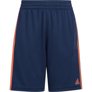 adidas Boys’ Classic 3-Stripes Shorts(Collegiate Navy With Orange)