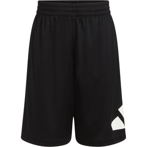 adidas Boys’ Elastic Waistband Essential Woven Sportswear Shorts(Black Adi)