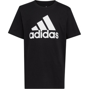 adidas Boys Short Sleeve World Cup Two Color Logo Tee(Black Core)