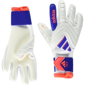 adidas Copa Match Firngersave Goalie Soccer Gloves(White/Lucid Blue/Solar Red)