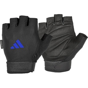 adidas Essential Training & Weightlifting Gloves, Fingerless Workout Gloves(Blue)