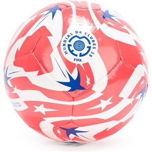adidas FIFA Club World Cup Club Ball – Inspired Design, Durable Construction, Official Tournament Logo(White/Lucid Red/Power Blue/Black/Club)