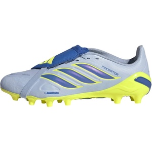 adidas Kids’ League Predator Fold-Over Tongue Artificial Ground(Crystal Sky/Ray Blue/Team Solar Yellow)