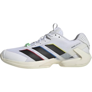adidas Men’s Adizero Ubersonic 5 Tennis Shoes(White/Black/Cream White)