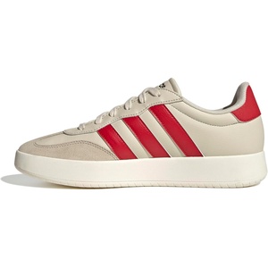 adidas Men’s Barreda Fashion Sneakers(Alumina/Better Scarlet/Wonder Beige)
