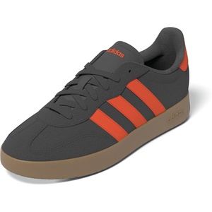 adidas Men’s Barreda Fashion Sneakers(Charcoal/Impact Orange/Gum)