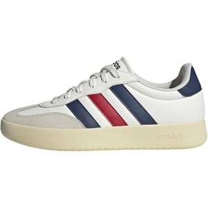 adidas Men’s Barreda Fashion Sneakers(Off White/Dark Blue/Better Scarlet)