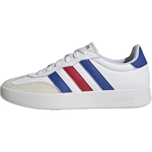 adidas Men’s Barreda Fashion Sneakers(White/Team Royal Blue/Better Scarlet)