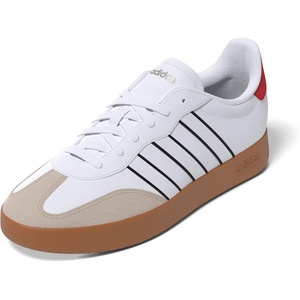 adidas Men’s Barreda Fashion Sneakers(White/White/Pure Ruby)