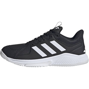adidas Men’s Court Flight Indoor(Black/White/Black)