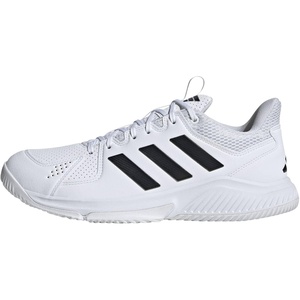 adidas Men’s Court Flight Indoor(White/Black/White)