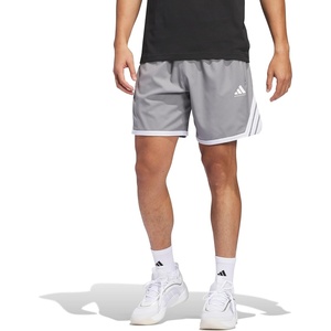 adidas Men’s Crazylite Basketball Shorts(Grey/White)