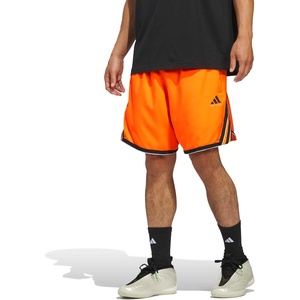 adidas Men’s Crazylite Basketball Shorts(Lucid Orange/Icey Blue)