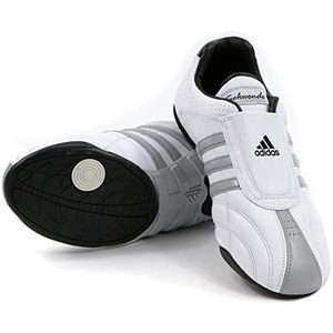 adidas New ADI Luxe Shoes – White w/Grey Stripe – 13