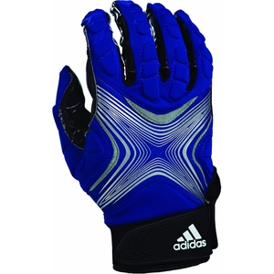 adidas Powerweb 2.0 Football Receiver Gloves(Royal/Silver)