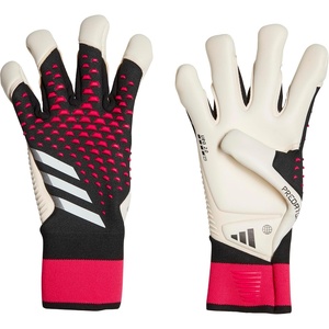 adidas Predator GL Pro Hybrid Goalkeeper Gloves (Black/Pink/White, Size 8.0)