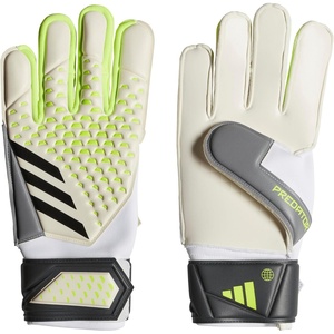 adidas Predator Top Training Soccer Goalkeeper Gloves(White/Lucid Lemon/Black)