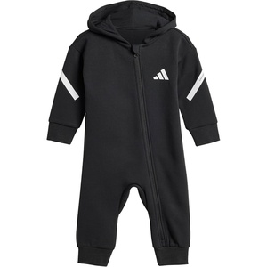 adidas Unisex Baby Z.n.e. Full-zip Hooded Onesie(Black/White)