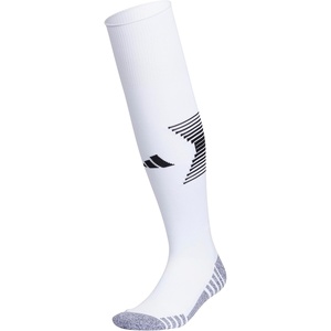 adidas Unisex Team Speed Soccer Socks or Calf Sleeves (1 Pair) Over-the-Calf(White/Black/4/Sock)