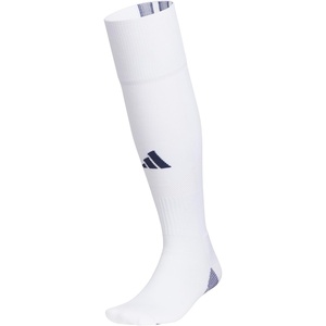 adidas Unisex Team Speed Soccer Socks or Calf Sleeves (1 Pair) Over-the-Calf(White/Team Navy Blue/5/Sock)