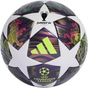 adidas Unisex UCL L F DPURPL/White/Yellow, Replica Ball, 5