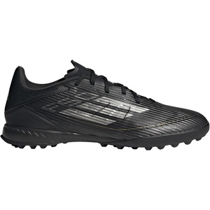 adidas Unisex-Adult F50 League Turf(Black/Iron Metallic/Gold Metallic)