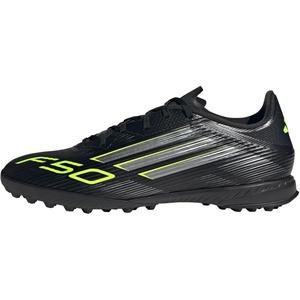 adidas Unisex-Adult F50 League Turf(Black/Iron Metallic/Lucid Lemon)