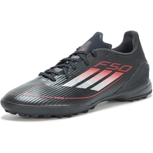 adidas Unisex-Adult F50 League Turf(Black/Iron Metallic/Lucid Red)