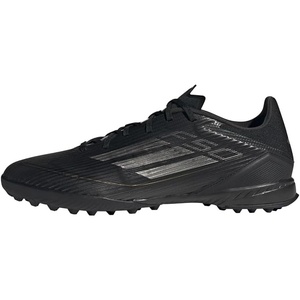 adidas Unisex-Adult F50 League Turf(Core Black Iron Metallic Gold)